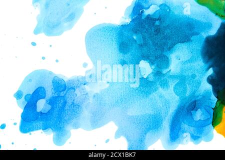 Alcohol Ink Texture. Abstract colorful background, wallpaper. Paint marble texture. Stock Photo