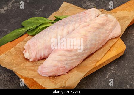 Raw turkey wings ready for cooking Stock Photo