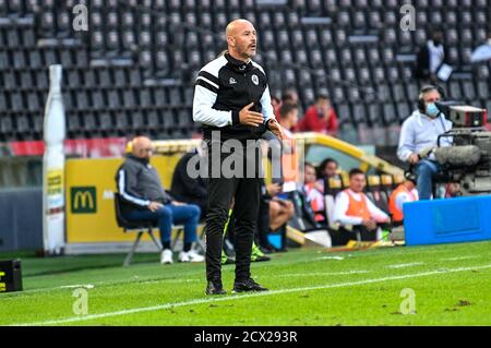 Dacia Arena Stadio Friuli Udine, udine, Italy, 30 Sep 2020, Vincenzo ITALIANO (Coach Spezia Calcio) during Udinese vs Spezia, italian soccer Serie A match - Credit: LM/Alessio Marini/Alamy Live News Stock Photo