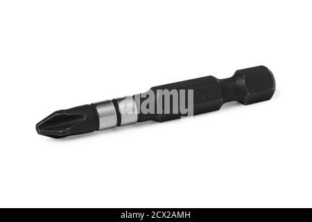 Phillips head screwdriver bit isolated on a white background Stock Photo
