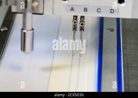 Laboratory basic tools and lateral flow Stock Photo