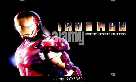 Iron Man Sony Playstation 2 PS2 Editorial use only Stock Photo