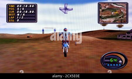 Jeremy McGrath Supercross World - Sony Playstation 2 PS2 - Editorial use only Stock Photo