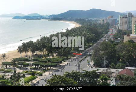 Nha Trang seafront, Vietnam Stock Photo