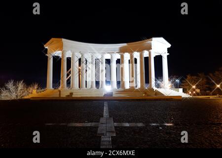 The Colonnade of Vorontsov Palace Odesa Ukraine Stock Photo