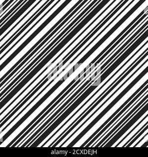 Pattern with oblique black stripes Stock Vector