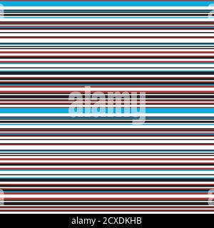 Seamless pattern with horizontal colored lines Stock Vector
