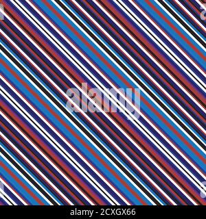 Seamless pattern with oblique colored segments Stock Vector