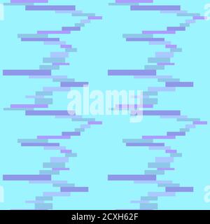 Seamless pattern in blue. Vector pattern of pastel colors. Stock Vector