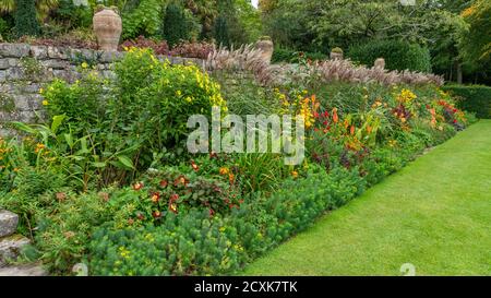 Plas Newydd Gardens, Anglesey, North Wales UK Stock Photo