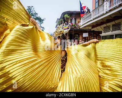 Mardi Gras celebration in New Orleans Stock Photo