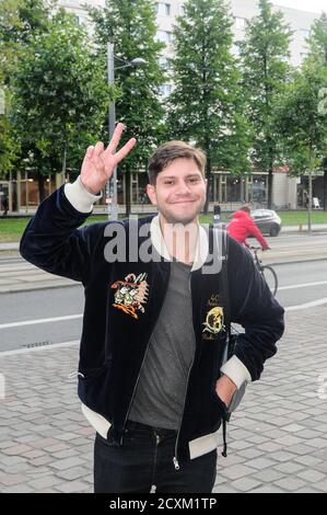 Partybilder24 beyerhaus silvester Mareile Höppner bei der Ankunft zur MDR Aufzeichnung in Leipzig am 5.8.