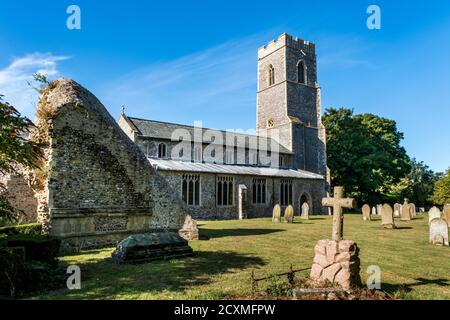 13th century St Mary’s Church, South Walsham, Norfolk Stock Photo