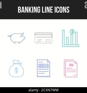 Unique Line vecor icon set of Data and devices icons Stock Vector Image ...
