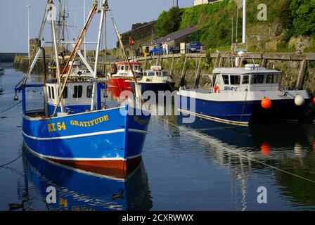 Amlwch Harbour, Anglesey, North Wales, United Kingdom. Stock Photo