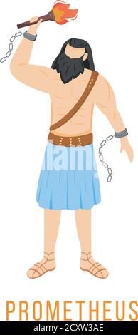 Prometheus Graphics Prometheus flat vector illustration Stock Vector Image & Art - Alamy
