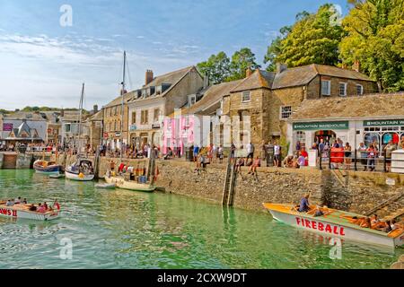 Padstow harbour, North Cornwall, England. Stock Photo