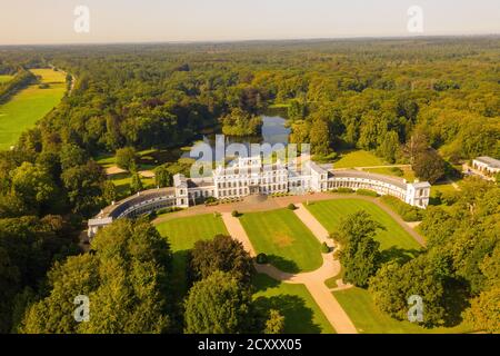 Royal Palace Soestdijk The Netherlands from the air Stock Photo
