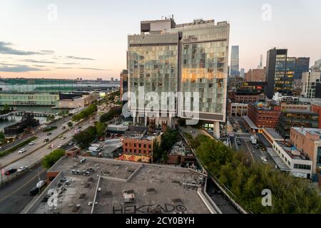 Meatpacking District and Chelsea in New York seen from the Whitney Museum on Friday, September 18, 2020. (© Richard B. Levine) Stock Photo