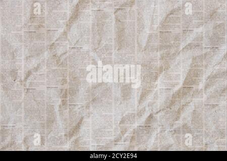 Old Crumpled Grunge Recycled Newspaper Paper Texture Background. Blurred  Vintage Newspaper Horizontal Background. Crumpled Paper Textured Page. Gray  Beige Collage News Paper. Stock Photo, Picture and Royalty Free Image.  Image 107927849.