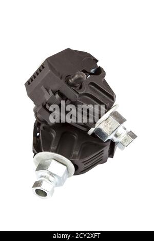 Wire insulation tool isolated on a white background. Stock Photo