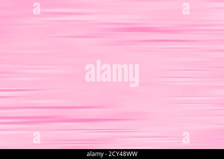 Pink Abstract background with horizontal motion blur lines. Textured backdrop Stock Photo