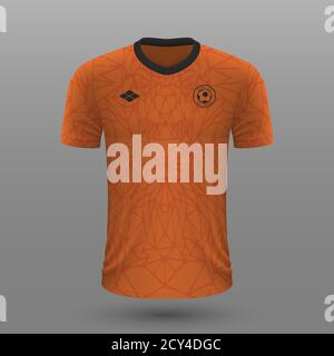 football kit of Netherlands, t-shirt template for soccer jersey