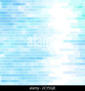 Stick chart in blue and white. Abstract geometric business background. Digital futuristic minimalism. Vector illustration. Stock Vector