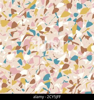 Random spots. Abstract art seamless pattern, paint spots. Creative background. Seamless vector pattern. Joyful wallpaper background for kids. Pastel b Stock Vector