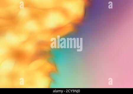 Abstract multicolored background with orange flames. Stock Photo