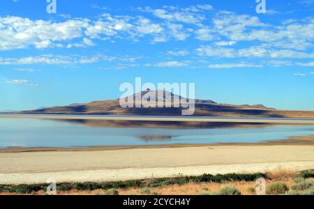 Utah - Great Salt Lake Antelope Island Stock Photo