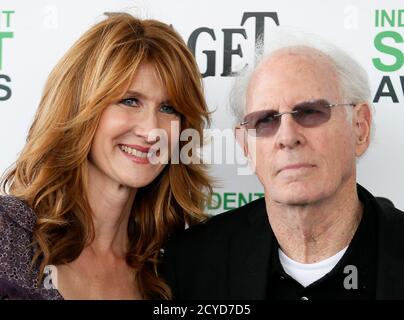 Actress Laura Dern and her father Bruce Dern attend the ceremony of the ...