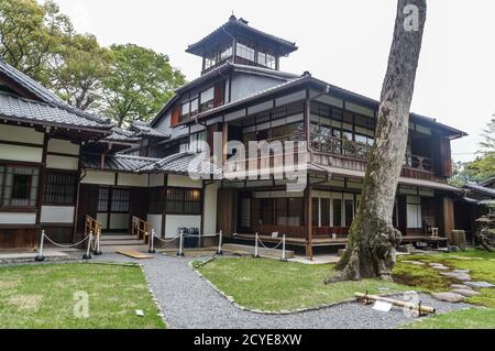 Former Mitsui Family Shimogamo Villa in Kyoto, Japan Stock Photo