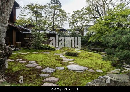 Former Mitsui Family Shimogamo Villa in Kyoto, Japan Stock Photo