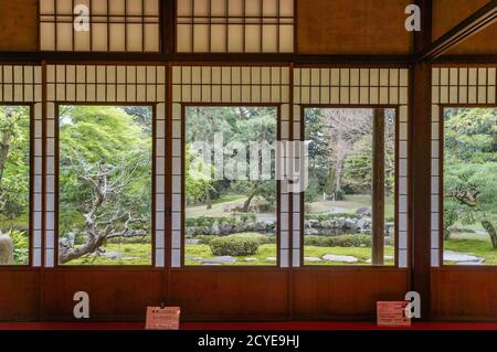 Former Mitsui Family Shimogamo Villa in Kyoto, Japan Stock Photo