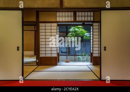 Former Mitsui Family Shimogamo Villa in Kyoto, Japan Stock Photo