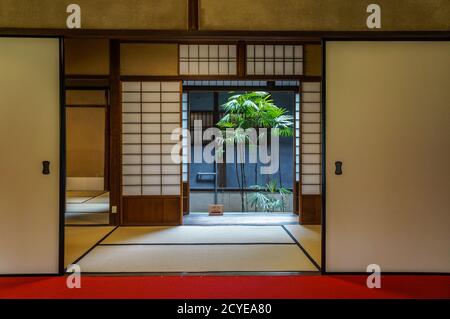 Former Mitsui Family Shimogamo Villa in Kyoto, Japan Stock Photo