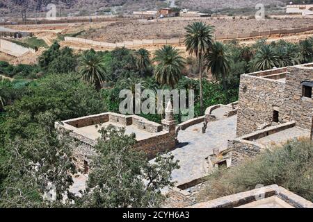 The historic village Al Ain, Saudi Arabia Stock Photo