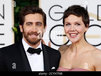 Jake Gyllenhaal and his sister Maggie arrive at the premiere of his new