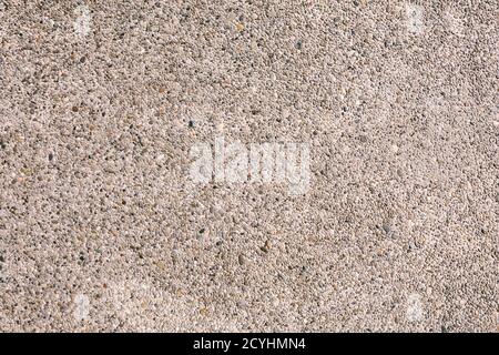 Close-up of decorative large pebble plaster bayramix. Stock Photo