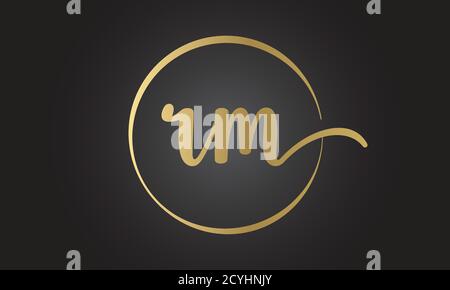 Initial rm letter logo with creative modern business typography vector template. Creative letter rm logo design. Stock Vector