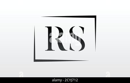 Initial rs letter logo with creative modern business typography vector template. Creative letter rs logo design. Stock Vector