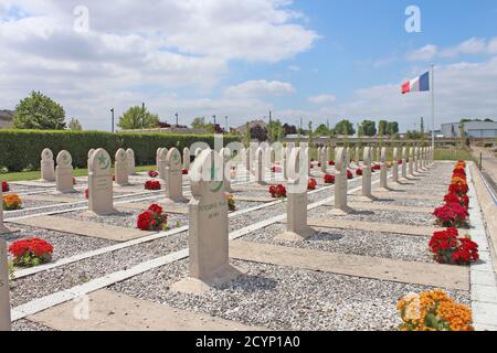France, Bobigny le cimetière musulman Stock Photo