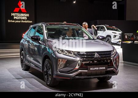 Mitsubishi Eclipse Cross car at the 89th Geneva International Motor Show. Geneva, Switzerland - March 5, 2019. Stock Photo