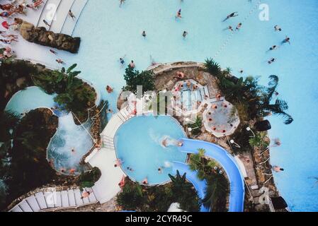 Subtropical swimming paradise. Sherwood Forest. Center Parcs. Nottingham. England,  UK Stock Photo