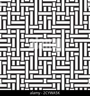 Seamless pattern with horizontal and vertical white bands Stock Vector