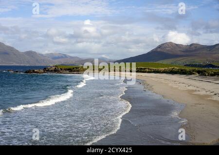 Renvyle beach in Connemara on the west coast of Ireland. Stock Photo