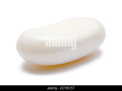Bar of Soap Isolated on White Background. Stock Photo