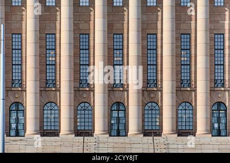 The Parliament building in Helsinki, Finland. Stock Photo