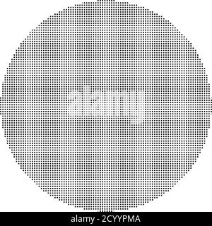 Circle halftone, screentone vector illustrations. Dots, dotted, speckles vector illustration Stock Vector